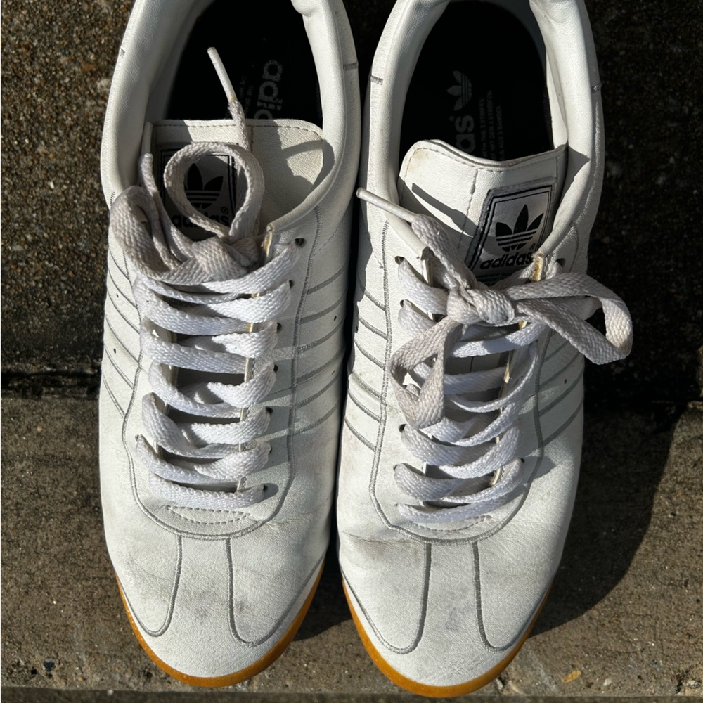 Adidas Samoa Classic Retro White Leather (Men’s 10) - Picture 5 of 14